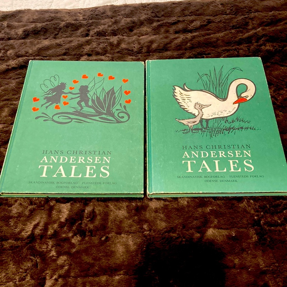 RARE Hans Christian Andersen Tales Book Denmark 1983 Hardcover Vintage